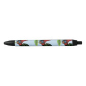 Gamecock: Donkerrood Zwarte Inkt Pen (Voorkant)