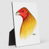 Gamecock Dubbed Fotoplaat (Zijkant)