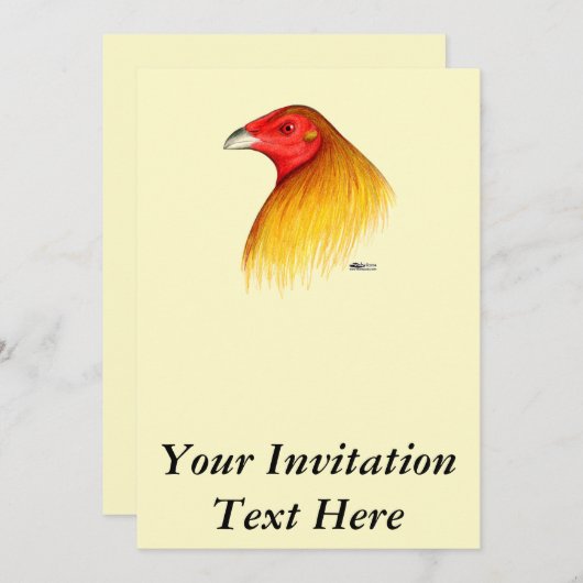 Gamecock Dubbed Kaart (Voorkant / Achterkant)