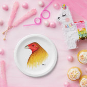 Gamecock Dubbed Papieren Bordje (Feest)
