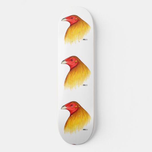 Gamecock Dubbed Skateboard (Voorkant)