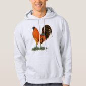 Gamecock Ginger Red Rooster Hoodie (Voorkant)