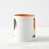 Gamecock Ginger Red Rooster Mok (Midden)