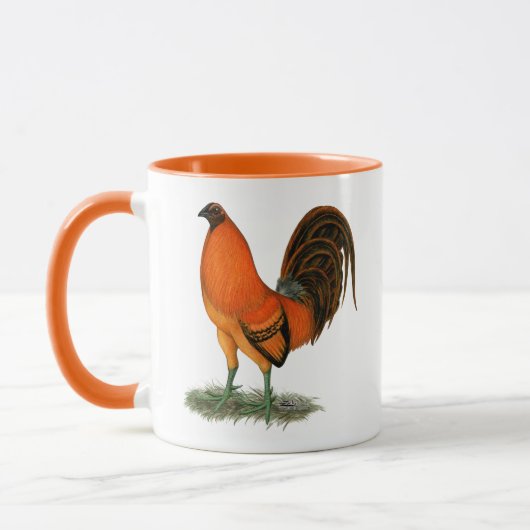 Gamecock Ginger Red Rooster Mok (Links)