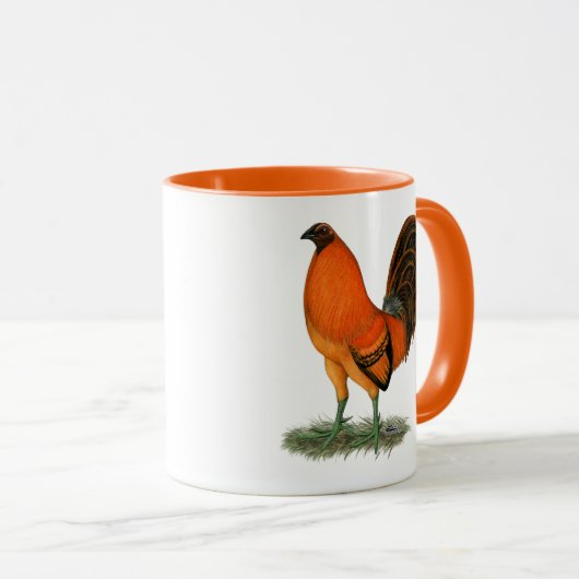 Gamecock Ginger Red Rooster Mok (Voorkant rechts)