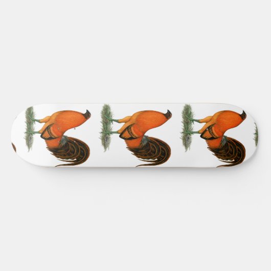 Gamecock Ginger Red Rooster Persoonlijk Skateboard (Horizontaal)