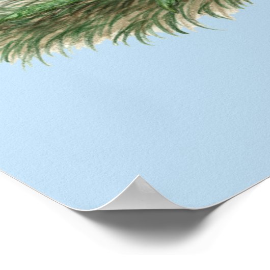 Gamecock Ginger Red Rooster Poster (Hoek)