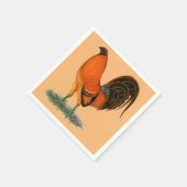 Gamecock Ginger Red Rooster Servetten (Hoek)