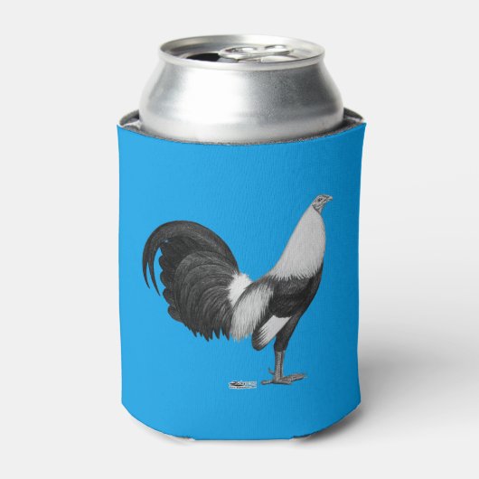 Gamecock Grey Duckwing Blikjeskoeler (Blikje Voorkant)