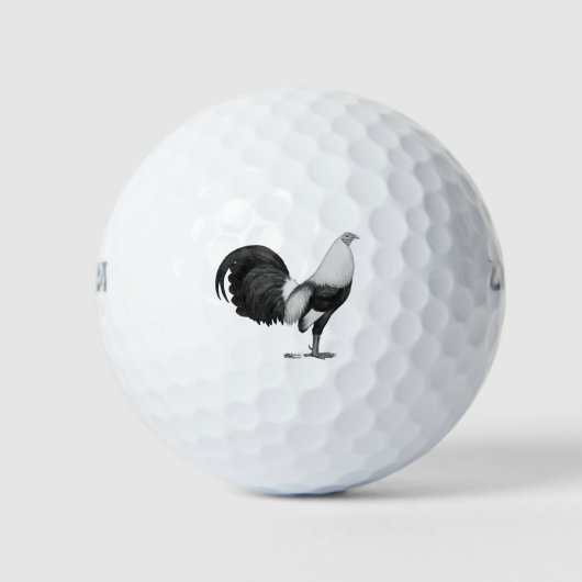 Gamecock Grey Duckwing Golfballen (Voorkant)