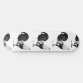 Gamecock Grey Duckwing Skateboard (Horizontaal)
