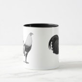Gamecock Grijze Duckwing Mok (Midden)
