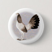 Gamecock: Hennie Ronde Button 5,7 Cm (Voorkant)