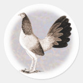 Gamecock: Hennie Ronde Sticker (Voorkant)