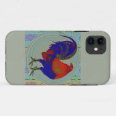 Gamecock: Impressionist Rooster Case-Mate iPhone Case (Achterkant (horizontaal))