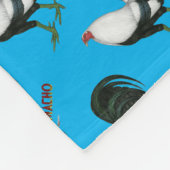 Gamecock Macho Duckwing Fleece Deken (Hoek)