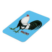 Gamecock Macho Duckwing Magneet (Linkerzijde)