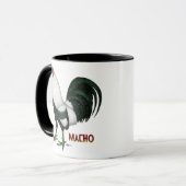 Gamecock Macho Duckwing Mok (Voorkant links)