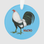 Gamecock Macho Duckwing Ornament (voorkant)