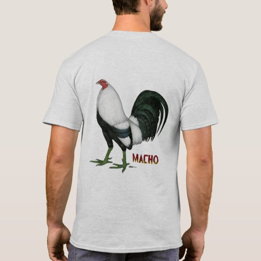 Gamecock Macho Duckwing T-shirt (Achterkant)
