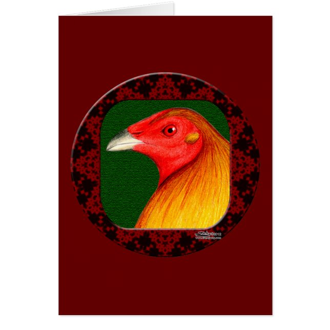 Gamecock omgeven (Voorkant)