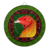 Gamecock omgeven dartbord (Voorkant)