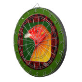 Gamecock omgeven dartbord (Voorkant Rechts)