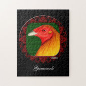 Gamecock omgeven legpuzzel (Verticaal)