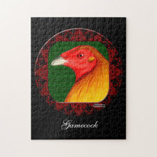 Gamecock omgeven legpuzzel