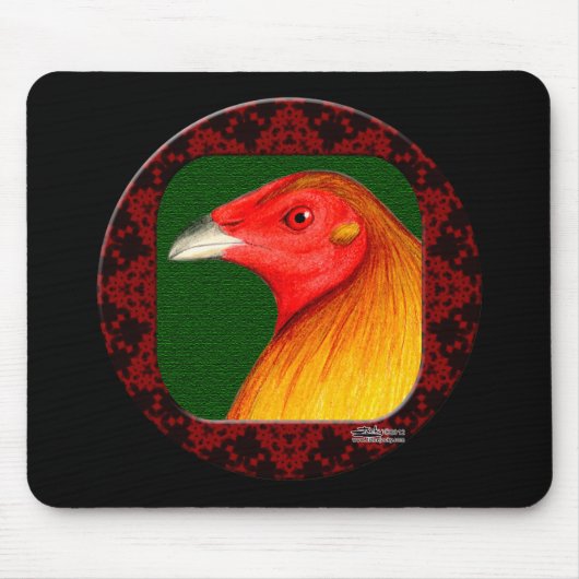 Gamecock omgeven muismat (Voorkant)