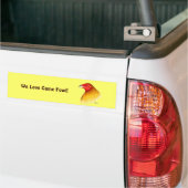 Gamecock ongedubbeld bumpersticker (Op Truck)
