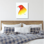 Gamecock ongedubbeld canvas afdruk (Insitu (Slaapkamer))