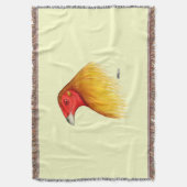 Gamecock ongedubbeld deken (Voorkant Verticaal)