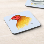 Gamecock Ontwied Drankjes Onderzetter (Linkerzijde)