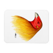 Gamecock Ontwied Magneet (Horizontaal)