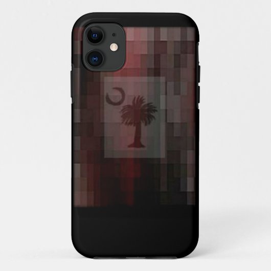 Gamecock Palm-Design 2 Case-Mate iPhone Case (Achterkant)