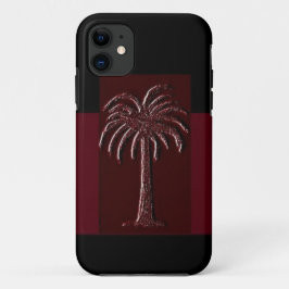 Gamecock Palm-Ontwerp 1 iPhone 11 Hoesje