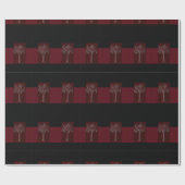 Gamecock Palm Tree Wrapping Paper Design 1 Cadeaupapier (Vlak)