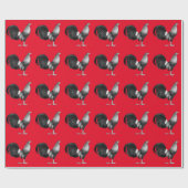 Gamecock Red Hatch Cadeaupapier (Vlak)