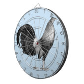 Gamecock Red Hatch Dartbord (Voorkant Rechts)