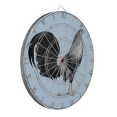 Gamecock Red Hatch Dartbord (Voorkant Links)