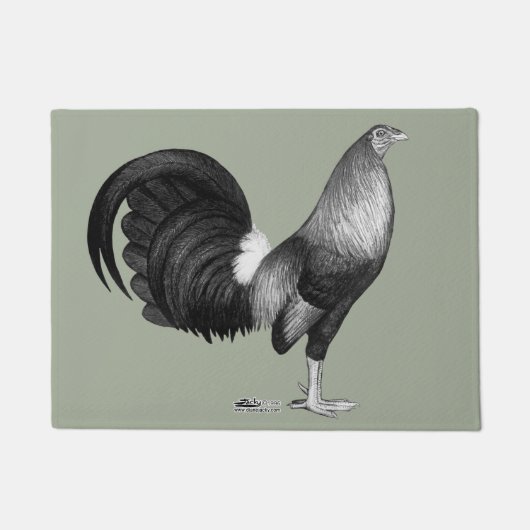Gamecock Red Hatch Deurmat (Voorkant)