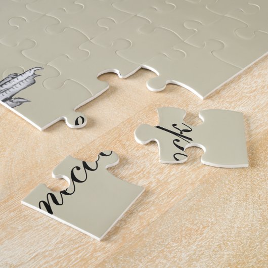 Gamecock Red Hatch Legpuzzel (Zijkant)