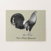 Gamecock Red Hatch Legpuzzel (Horizontaal)