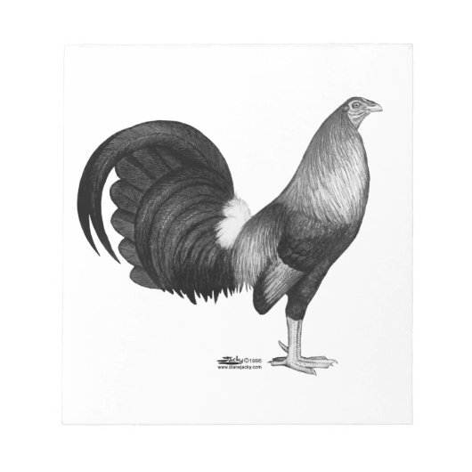 Gamecock Red Hatch Notitieblok (Voorkant)