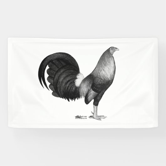 Gamecock Red Hatch Spandoek (Horizontaal)