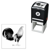 Gamecock Red Hatch Zelfinktende Stempel (In situ)