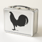 Gamecock Rooster Silhouette (Voorkant)