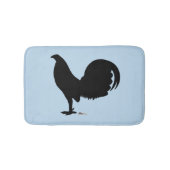 Gamecock Rooster Silhouette Badmat (Voorkant)