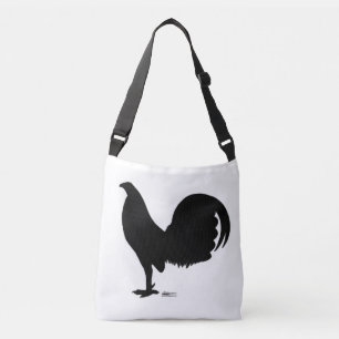 Gamecock Rooster Silhouette Crossbody Tas